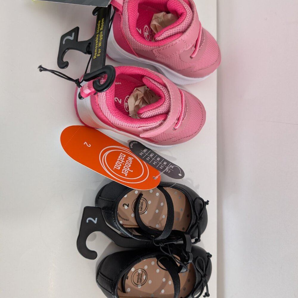 Lot of 2 Pairs of Girls Shoes NWT Size 2 - Picture 7 of 7